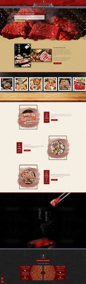 website nhà hàng bbq buffet Hàn Quốc